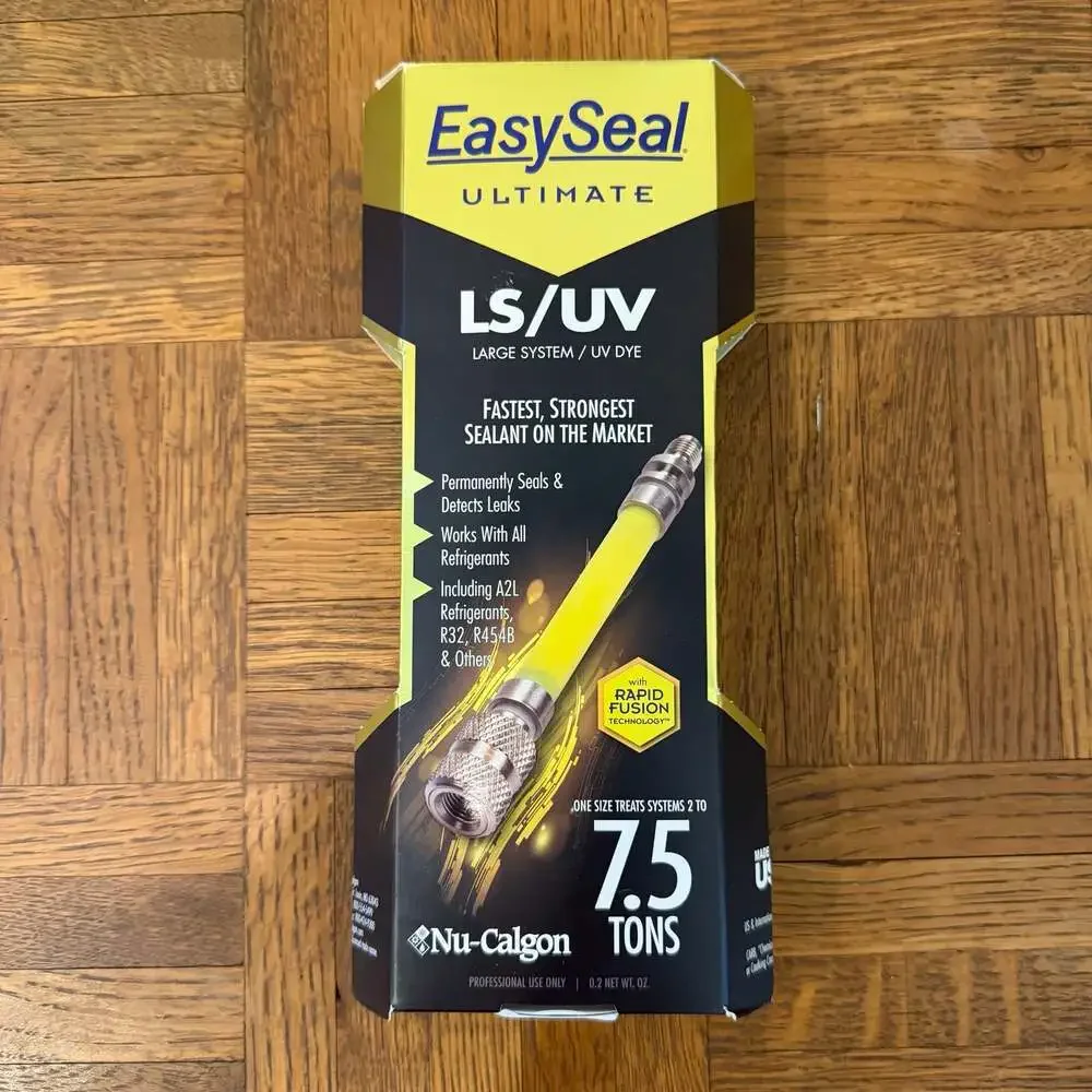 Nu-Calgon EasySeal Ultimate LS/UV Refrigerant Leak Sealant 4050-11 2 to 7.5 Tons